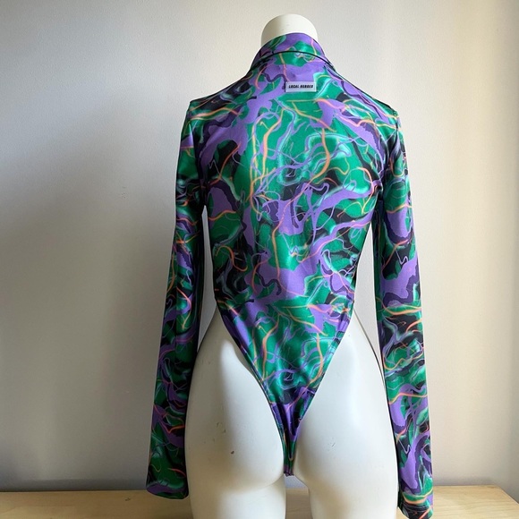 NWT Local Heroes Abstract Print Bodysuit and Skirt. - Picture 5 of 8